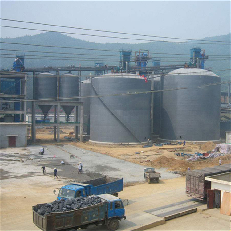 伊犁水泥钢板仓2座3000吨青岛项目进入施工